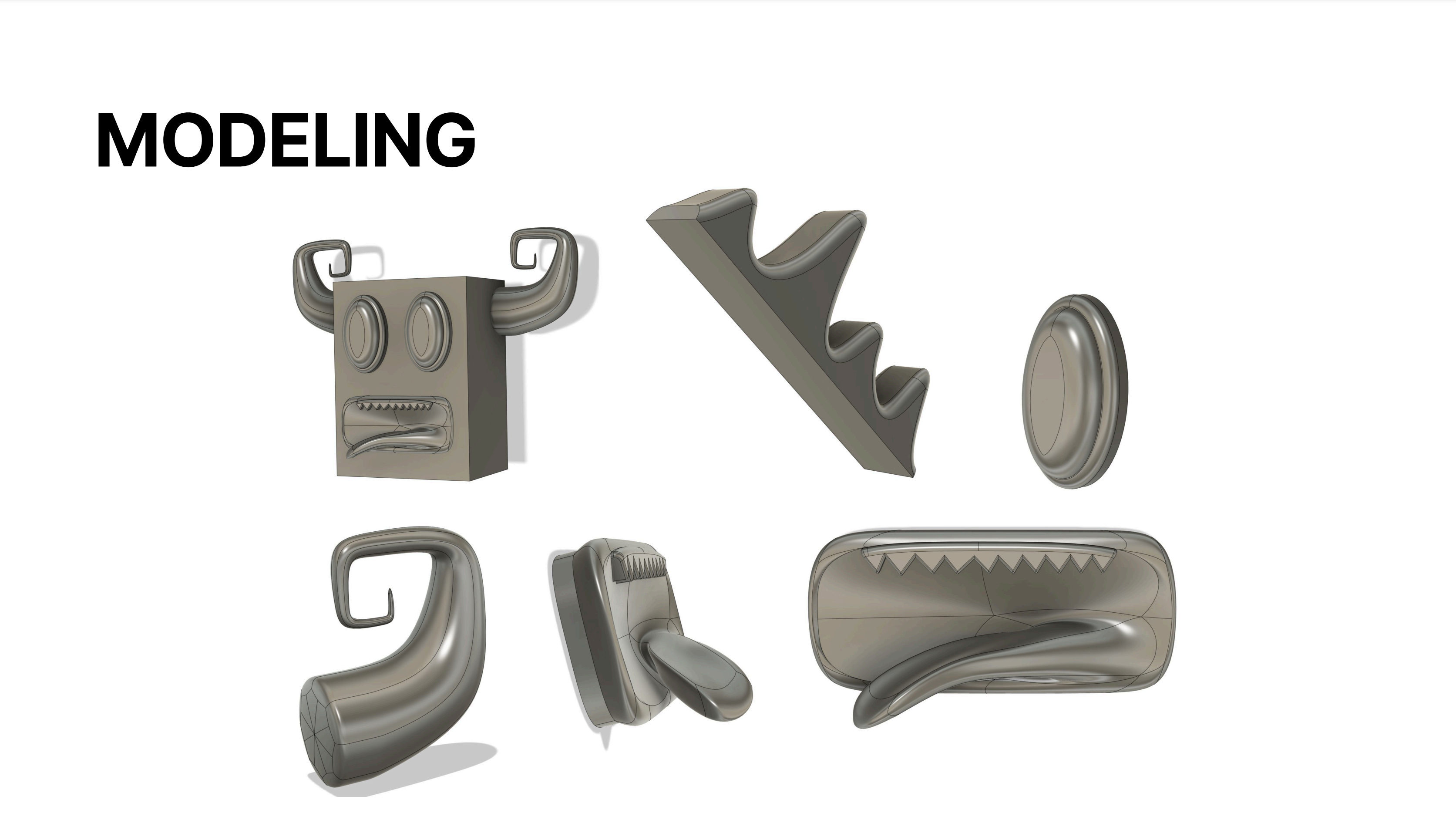 3D modeling process